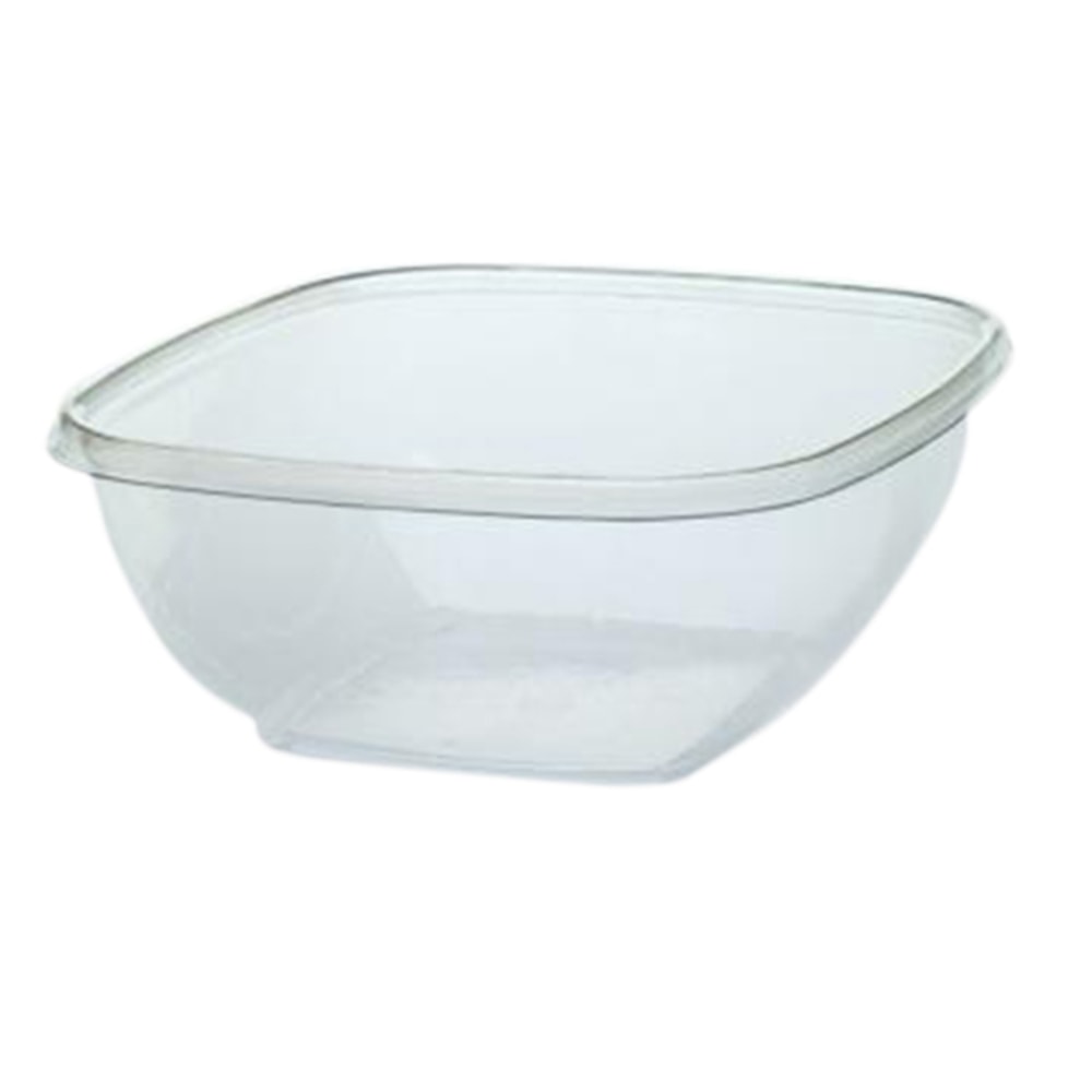 Cold Collection Square Food Container Bases, 32 Oz, Clear, Pack Of 300 Bases MPN:18032B300