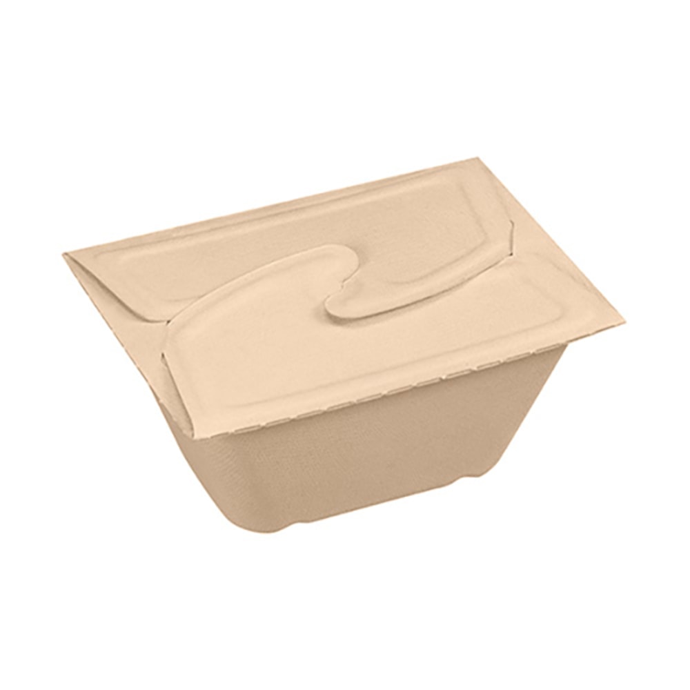 Bowl 24 OZ Pulp Fiber Natural Square, 300/Case MPN:49024F300N