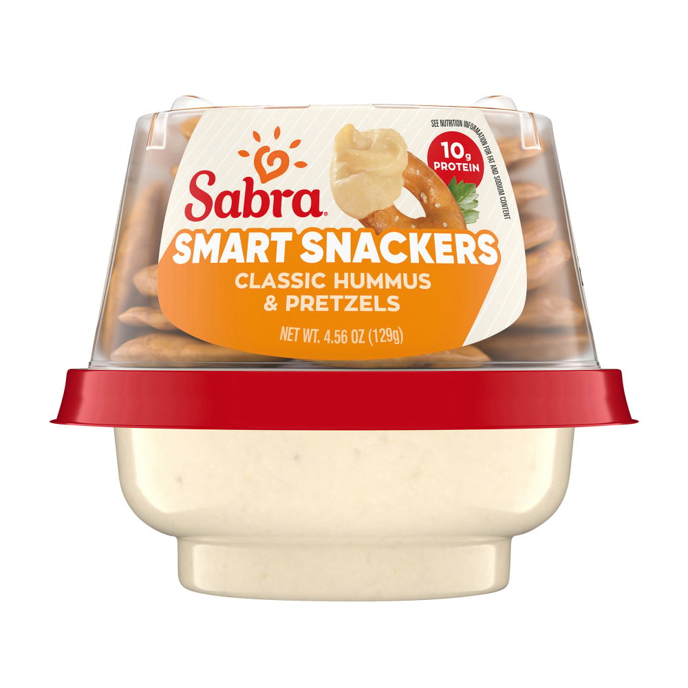 Sabra Classic Hummus With Pretzels, 4.56 Oz, Total Qty 12 MPN:01195