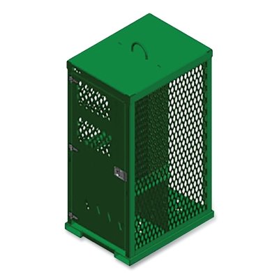 Cage- GALVANIZED-12 Cylinder-No Fork Stirrups MPN:STS-12FW-2-NFL-GALV
