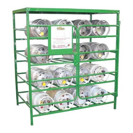 CAGE-16 PROPANE-4 SHELVES-4 Cylinders MPN:SPC-16