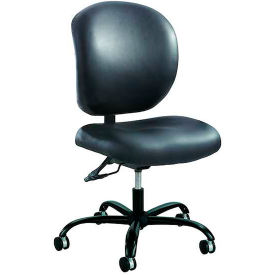 Safco® Alday™ 24/7 Task Chair Black Vinyl 3391BV
