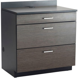 Safco® Hospitality Base Cabinet with 3 Drawers 36