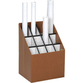 Safco® Blueprint File Roll Storage with 12 Compartment 15