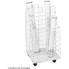 Safco® Wire File Roll Storage with 4 Compartment 16-1/4