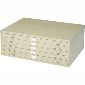 Safco® 5 Drawer Blueprint Flat File Cabinet 40-1/2W Tropic Sand 4994TSR