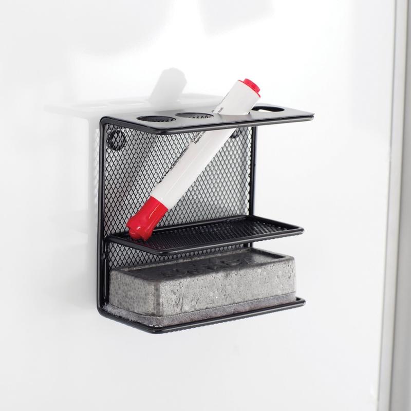 Safco Onyx Mesh Marker Holder, 2.5inx 5.3in x 5.3in, Black MPN:3611BL