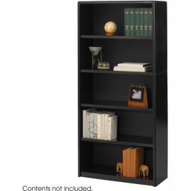 5-Shelf Economy Bookcase - Black 7173BL***