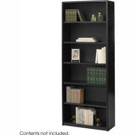 6-Shelf Economy Bookcase - Black 7174BL***