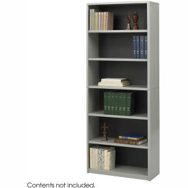 6-Shelf Economy Bookcase - Gray 7174GR***