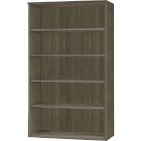 Safco® Medina Series 5 Shelf Bookcase Gray Steel MVB5LGS