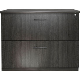 Safco® Medina Series 2 Drawer Lateral File Gray Steel MVLFLGS