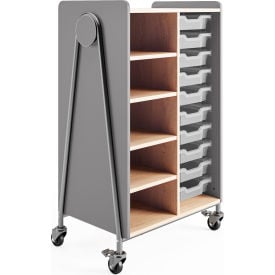 Safco® Whiffle™ Typical 2 Mobile Storage Cabinet 30
