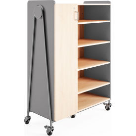 Safco® Whiffle™ Typical 4 Mobile Storage Cabinet 43-1/4