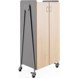 Safco® Whiffle™ Typical 2 Mobile Storage Cabinet 30
