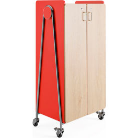 Safco® Whiffle™ Typical 2 Mobile Storage Cabinet 30
