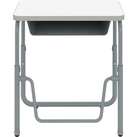 Safco® AlphaBetter 2.0 Height Adjustable Desk Book Box Pendulum Bar 22