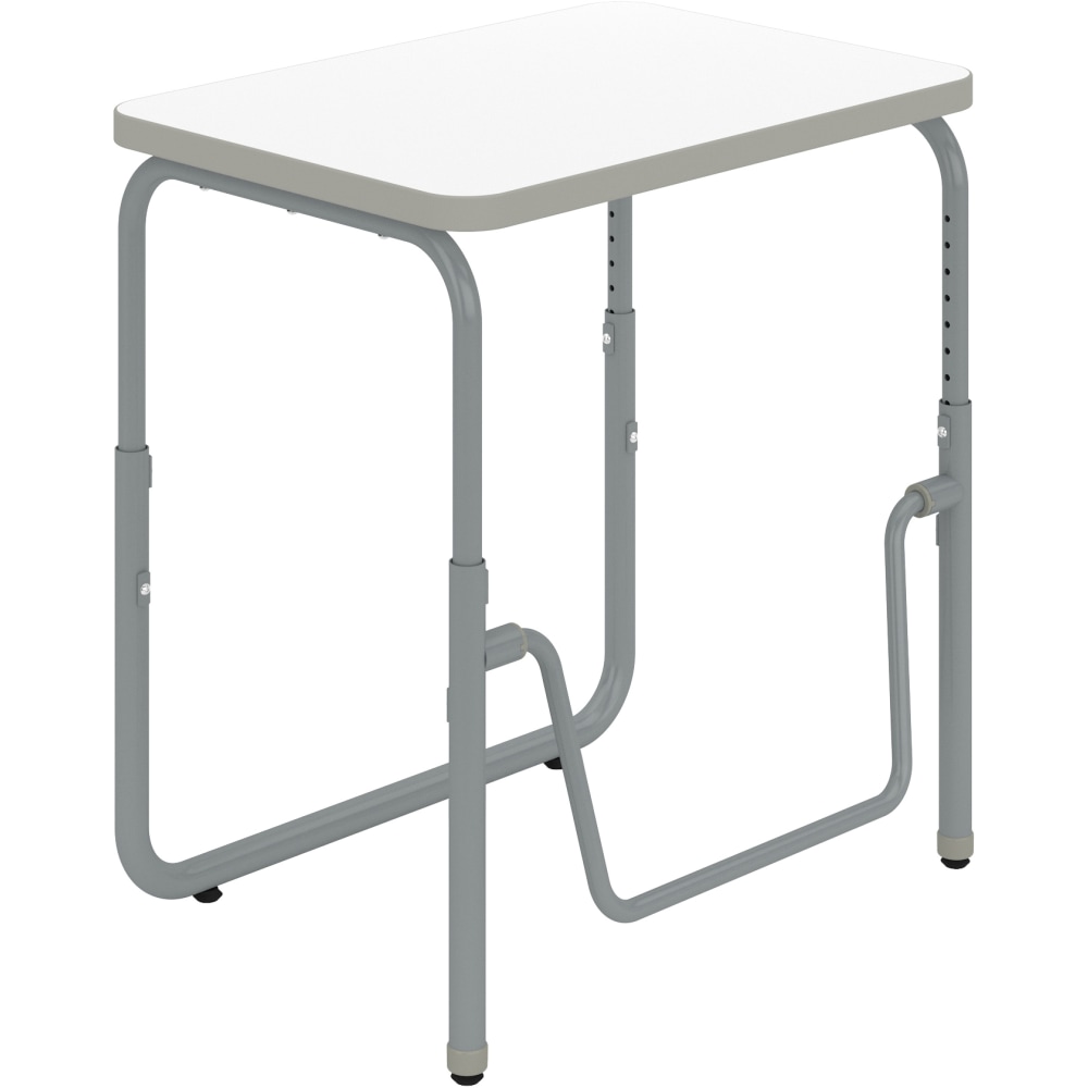 Safco AlphaBetter 2.0 Height-Adjustable Sit/Stand 28inW Student Desk With Pendulum Bar, Dry Erase, 1221DE MPN:1221DE