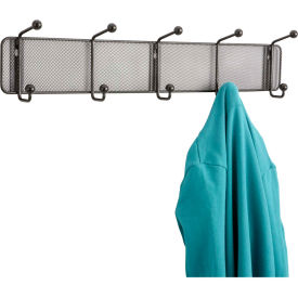 Safco® Onyx Mesh Wall Rack 5 Hook 6403BL