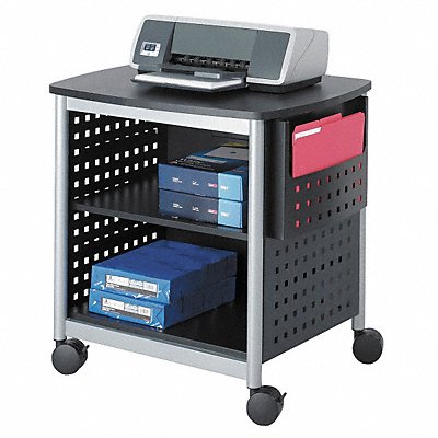 Desk-Side Printer Stand Black/Silver MPN:1856BL