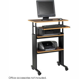 Safco® Products 1929CY Muv™ Stand-up Adjustable Height Workstation - Cherry 1929CY