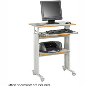 Safco® Products 1929GR Muv™ Stand-up Adjustable Height Workstation - Gray 1929GR
