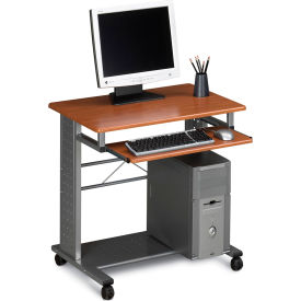 Safco® Products Eastwinds Empire Mobile PC Station Medium Cherry 945MEC