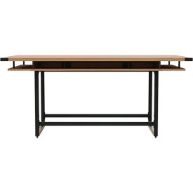 Safco® Mirella Conference Table Standing-Height 8'L Rectangle Sand Dune MRCH8SDD