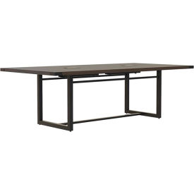 Safco® Mirella Conference Table Sitting-Height 8'L Rectangle Southern Tobacco MRCS8STO