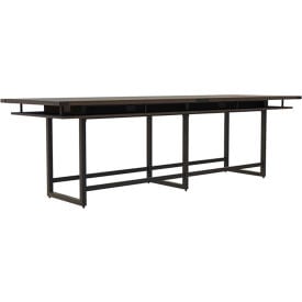 Safco® Mirella Conference Table Standing-Height 12'L Rectangle Southern Tobacco MRH12STO
