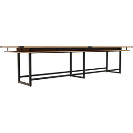 Safco® Mirella Conference Table Standing-Height 16'L Rectangle Sand Dune MRH16SDD