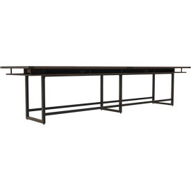 Safco® Mirella Conference Table Standing-Height 16'L Rectangle Southern Tobacco MRH16STO