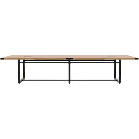 Safco® Mirella Conference Table Sitting-Height 12'L Rectangle Sand Dune MRS12SDD
