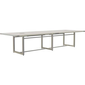 Safco® Mirella Conference Table Sitting-Height 12'L Rectangle White Ash MRS12WAH