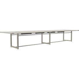 Safco® Mirella Conference Table Sitting-Height 16'L Rectangle White Ash MRS16WAH