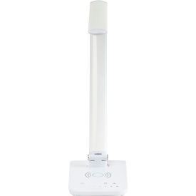 Safco® Vamp™ LED Wireless Charging Lamp 24W White 1009WH