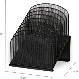 Onyx™ 8 Tiered Sections Desktop Organizer 3258BL
