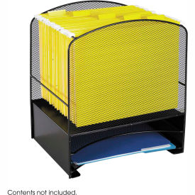 Onyx™ Hanging File/2 Horizontal Sorters Desktop Organizer 3260BL