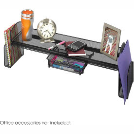 Safco® Onyx™ Mesh Off-Surface Shelf Black 3604BL