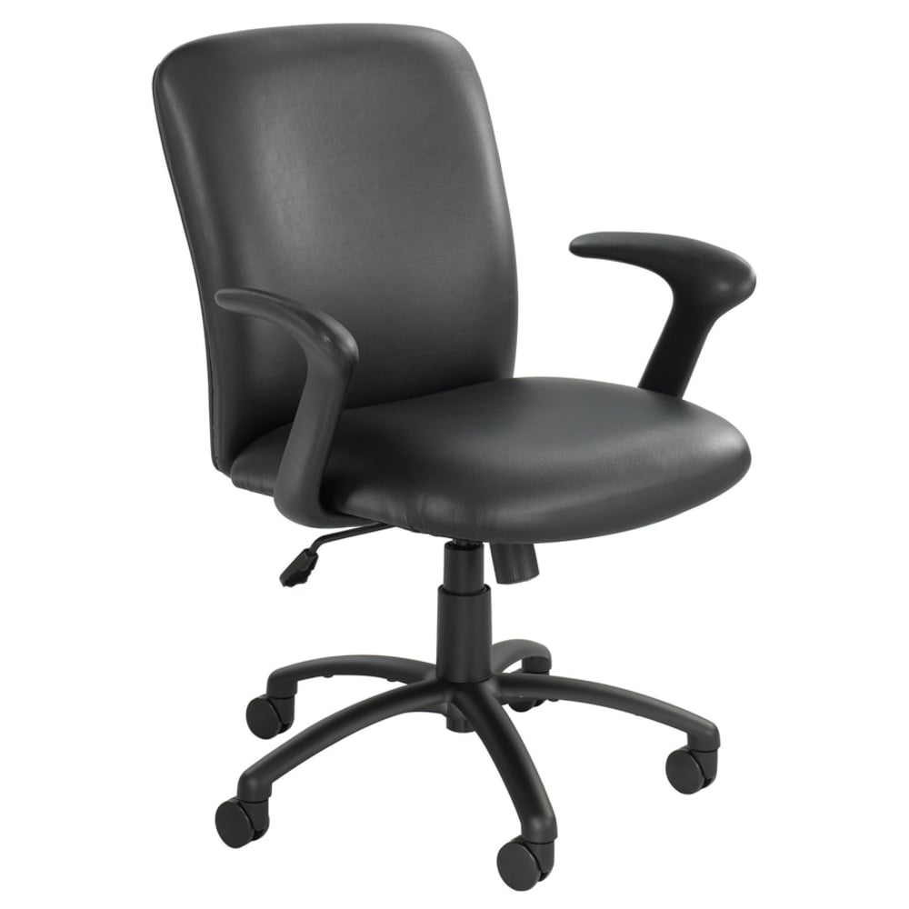 Safco Uber Big & Tall 24-Hour Ergonomic High-Back Chair, Black Frame, Black Vinyl, Option Arms Sold Separately MPN:3490BV