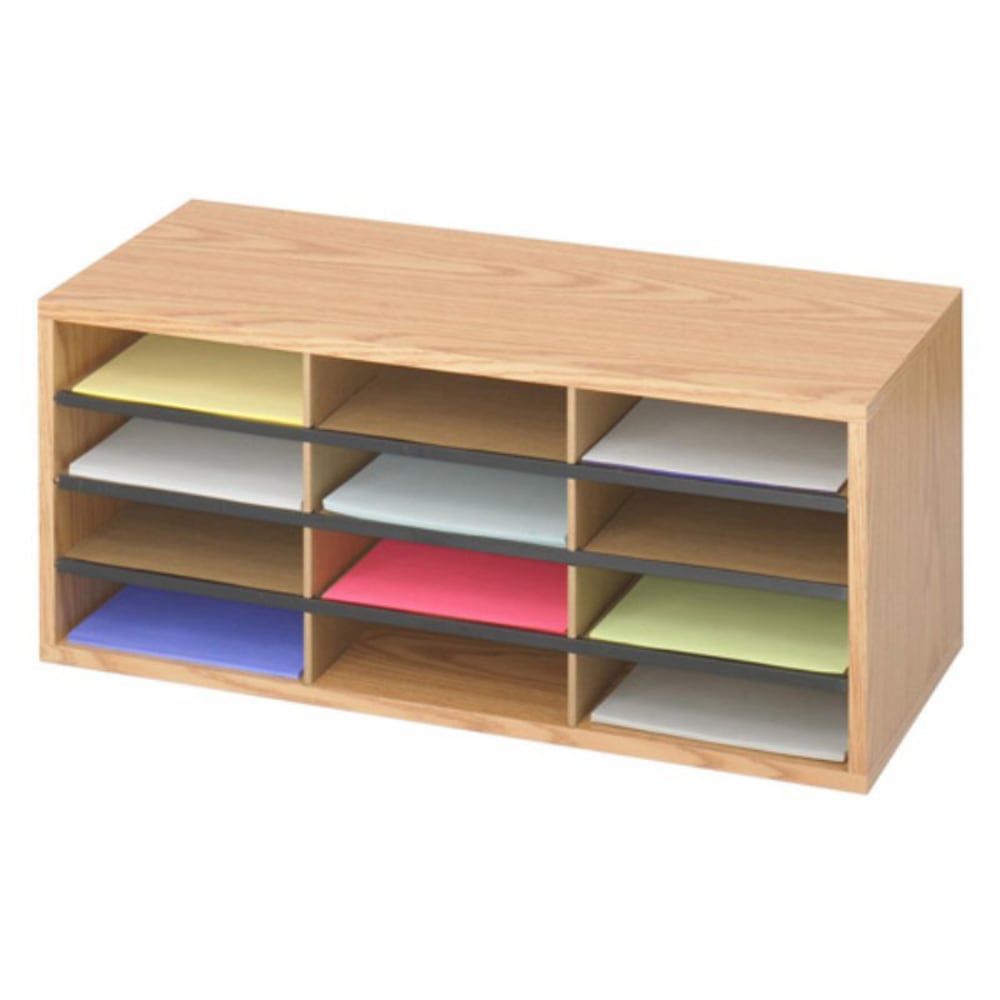 Safco Laminte Literature Organizer - 12 Compartment(s) - Compartment Size 2.50inx9inx11.75in - 12inx29inx 12in Depth - 9401MO MPN:9401MO