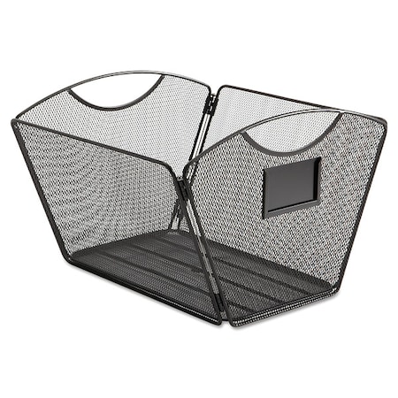 Desktop Tub File, Black, Steel, 12 1/2 in W, 13 3/4 in L, 9 1/2 in H, 13.75
