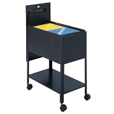 Mobile Tub File, w/Lock, Letter, Black MPN:5362BL