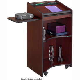 Executive Mobile Podium / Lectern - Mahogany 8918MH