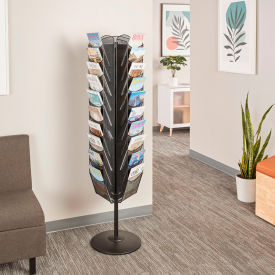Onyx Rotating Mesh Magazine Stand 5577BL