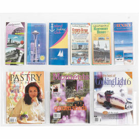 See-Thru 3 Magazine and 6 Pamphlet Display 5666CL