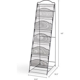 Onyx Floor Rack 5 Pocket 6461BL