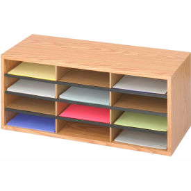 Wood/Corrugated Literature Organizer - 12 9401MO