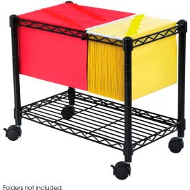Safco® 5201 Wire Mobile File - Black 5201BL