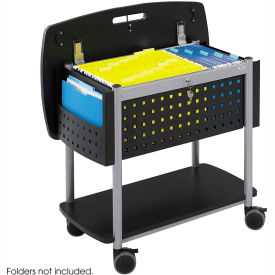 Safco® 5370 Mobile File with Worksurface 5370BL